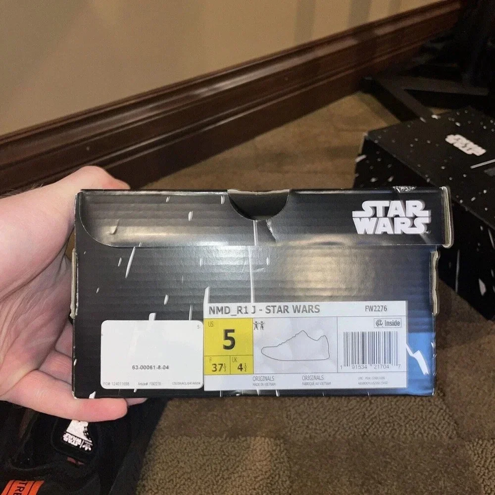 Adidas NMD Star Wars Darth Vader 2019 Mens Size 5/ Women Size 6.5 Shoes Sneakers